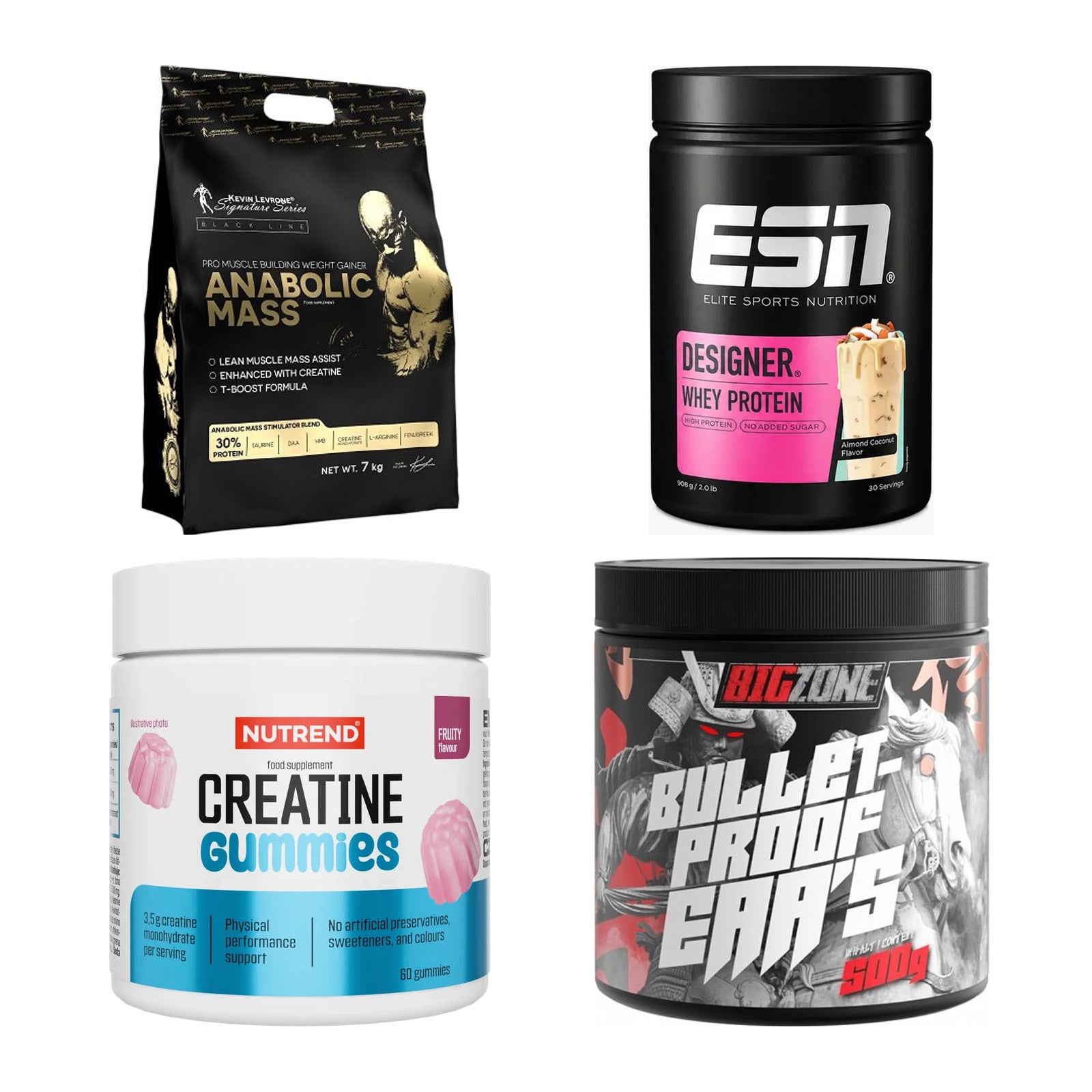 Masseaufbau für Fortgeschrittene: Kevin Levrone Anabolic + 3 weitere – alle enthaltenen Artikel