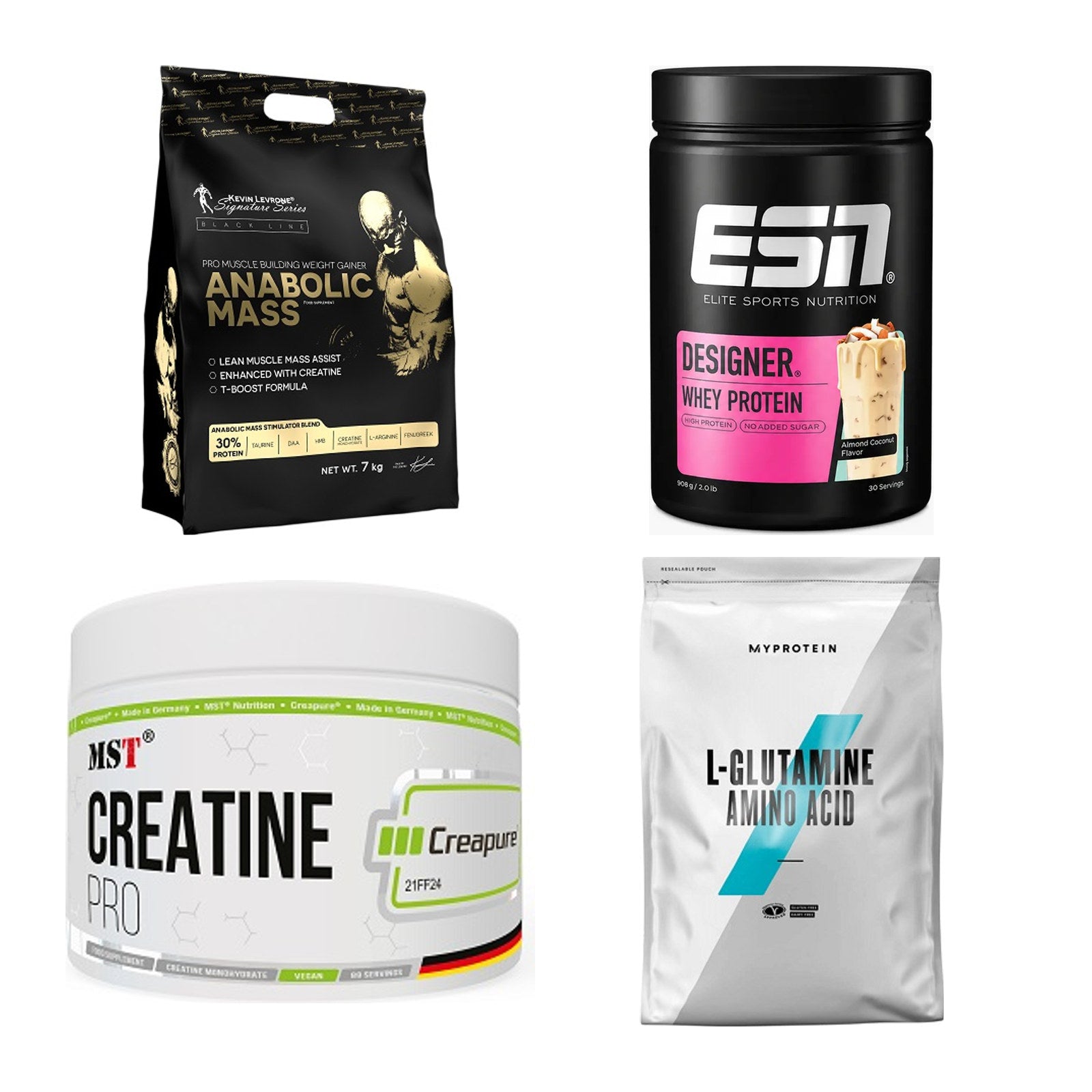 Masseaufbau für Fortgeschrittene: Kevin Levrone Anabolic + 3 weitere – alle enthaltenen Artikel