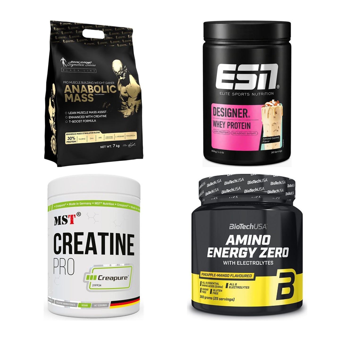 Masseaufbau für Fortgeschrittene: Kevin Levrone Anabolic + 3 weitere – alle enthaltenen Artikel