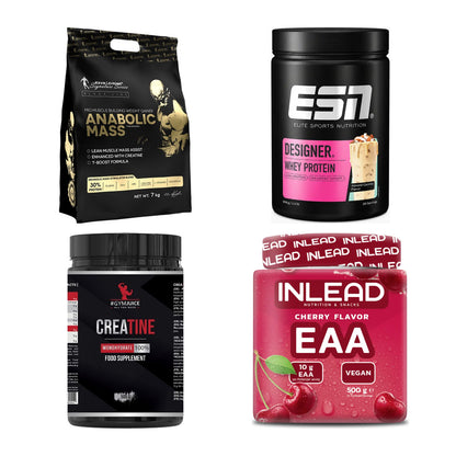 Masseaufbau für Fortgeschrittene: Kevin Levrone Anabolic + 3 weitere – alle enthaltenen Artikel