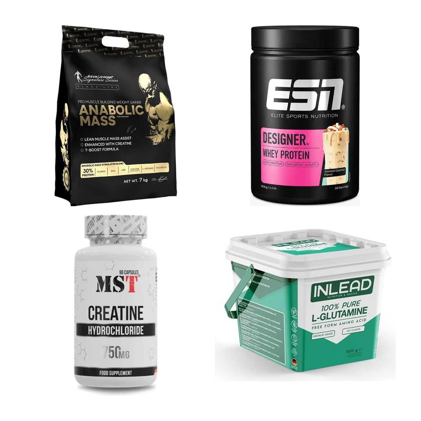 Masseaufbau für Fortgeschrittene: Kevin Levrone Anabolic + 3 weitere – alle enthaltenen Artikel