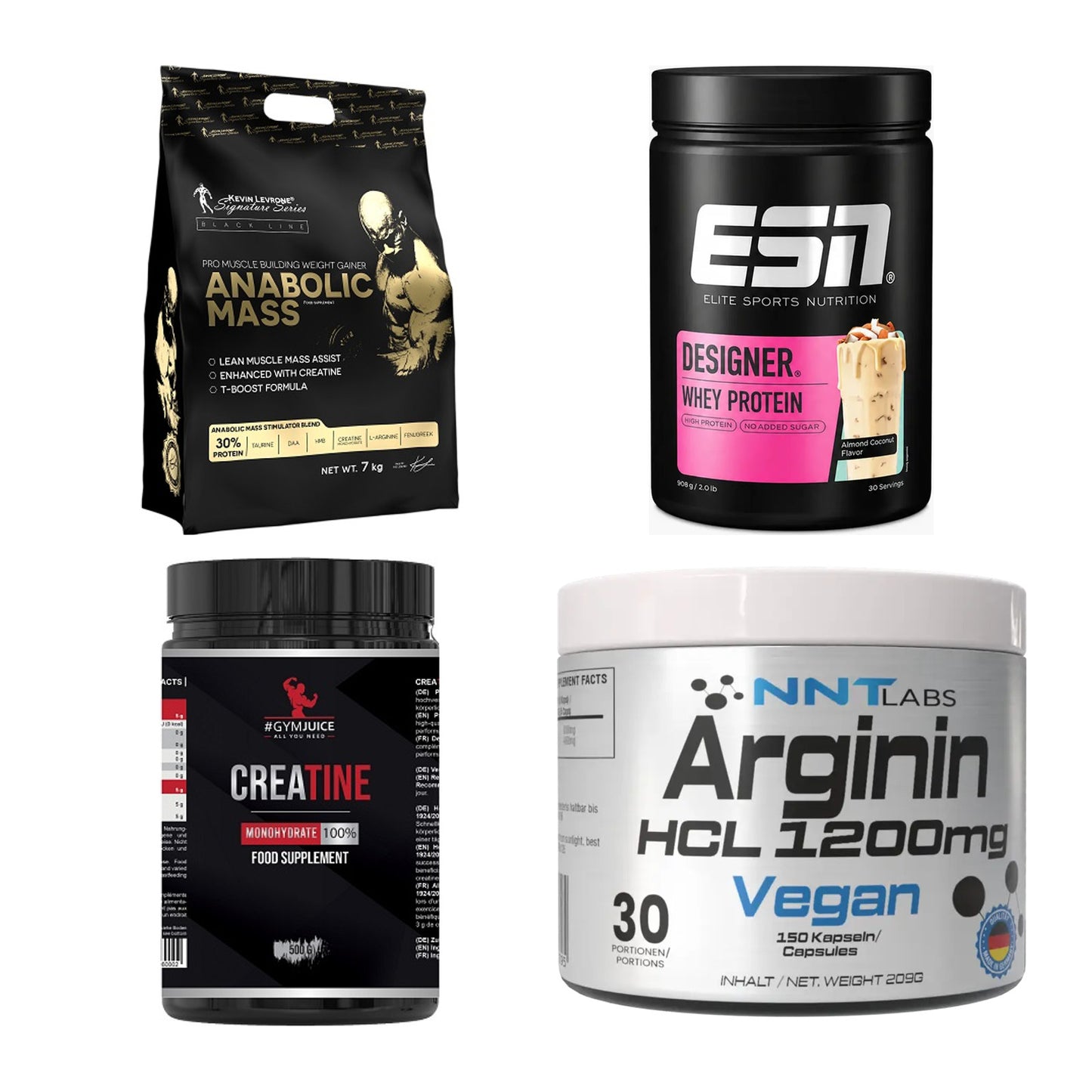 Masseaufbau für Fortgeschrittene: Kevin Levrone Anabolic + 3 weitere – alle enthaltenen Artikel