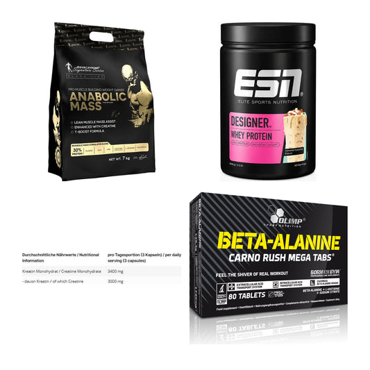 Masseaufbau für Fortgeschrittene: Kevin Levrone Anabolic + 3 weitere – alle enthaltenen Artikel
