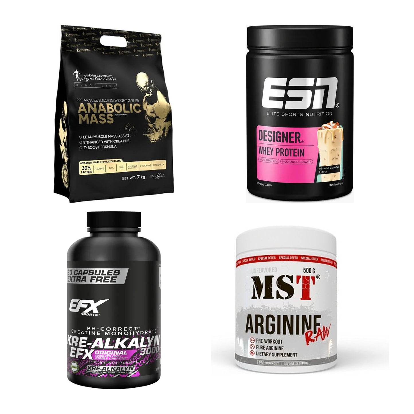 Masseaufbau für Fortgeschrittene: Kevin Levrone Anabolic + 3 weitere – alle enthaltenen Artikel