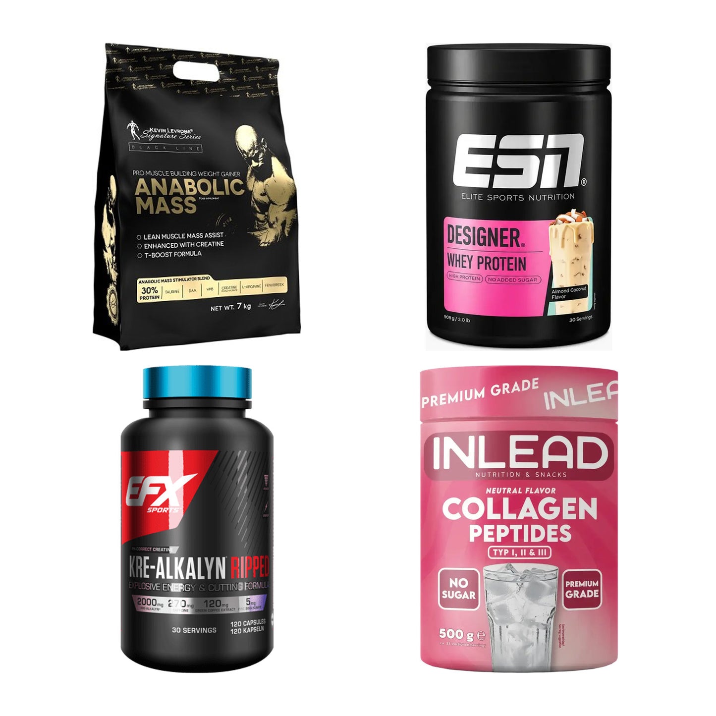 Masseaufbau für Fortgeschrittene: Kevin Levrone Anabolic + 3 weitere – alle enthaltenen Artikel