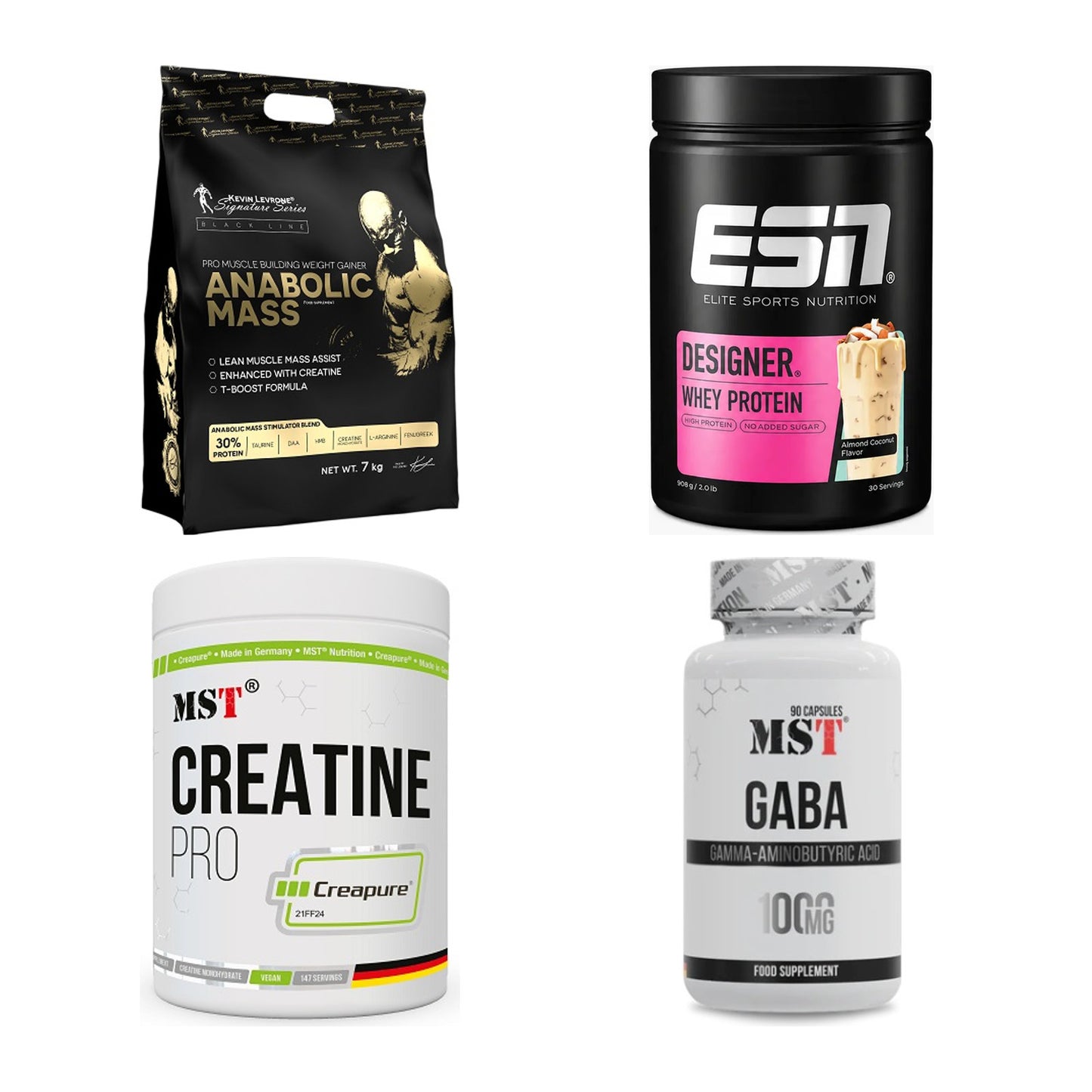 Masseaufbau für Fortgeschrittene: Kevin Levrone Anabolic + 3 weitere – alle enthaltenen Artikel