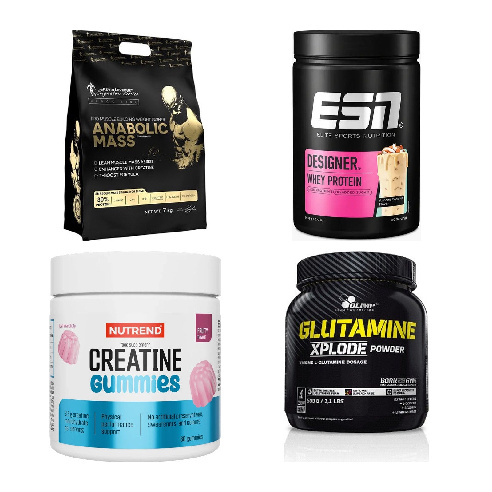 Masseaufbau für Fortgeschrittene: Kevin Levrone Anabolic + 3 weitere – alle enthaltenen Artikel