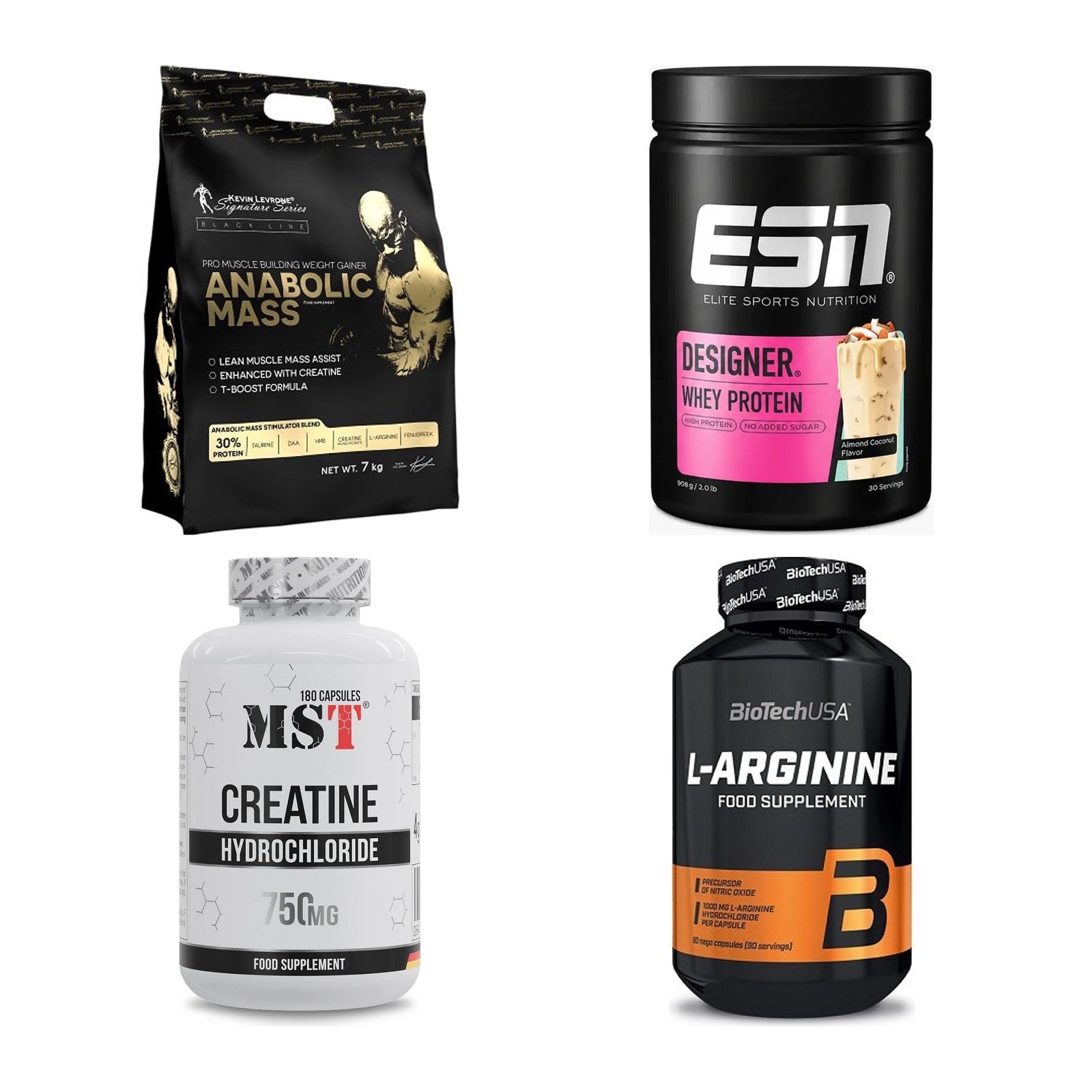 Masseaufbau für Fortgeschrittene: Kevin Levrone Anabolic + 3 weitere – alle enthaltenen Artikel