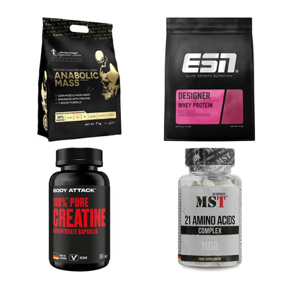 Masseaufbau für Fortgeschrittene: Kevin Levrone Anabolic + 3 weitere – alle enthaltenen Artikel