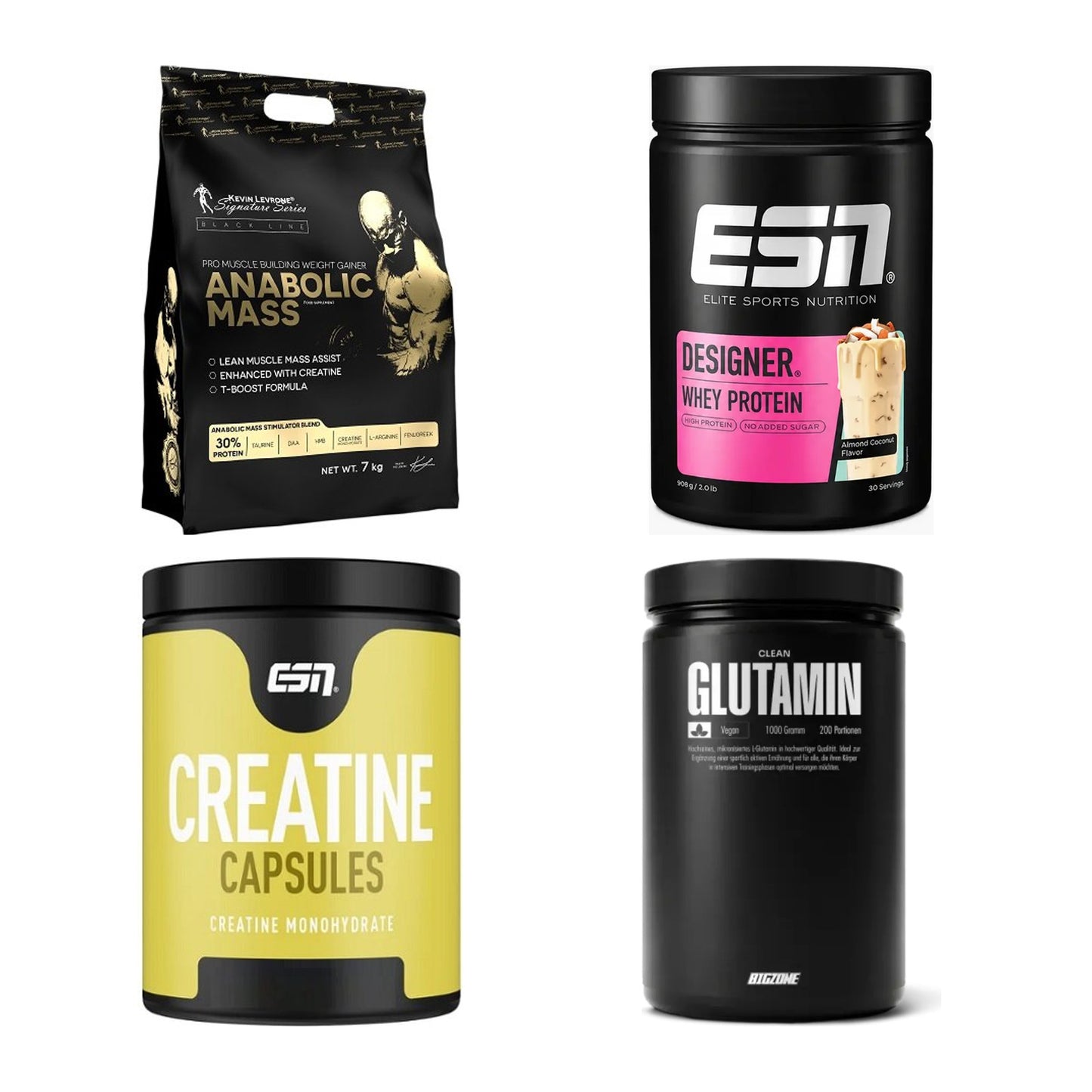 Masseaufbau für Fortgeschrittene: Kevin Levrone Anabolic + 3 weitere – alle enthaltenen Artikel