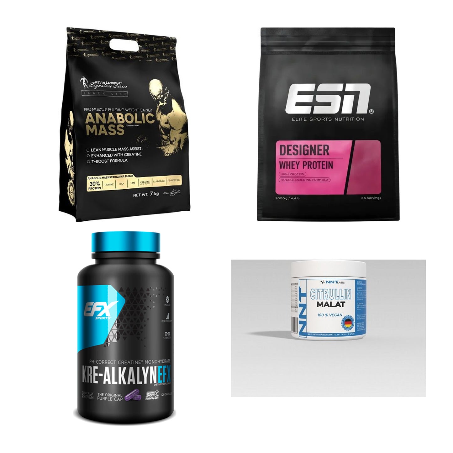 Masseaufbau für Fortgeschrittene: Kevin Levrone Anabolic + 3 weitere – alle enthaltenen Artikel