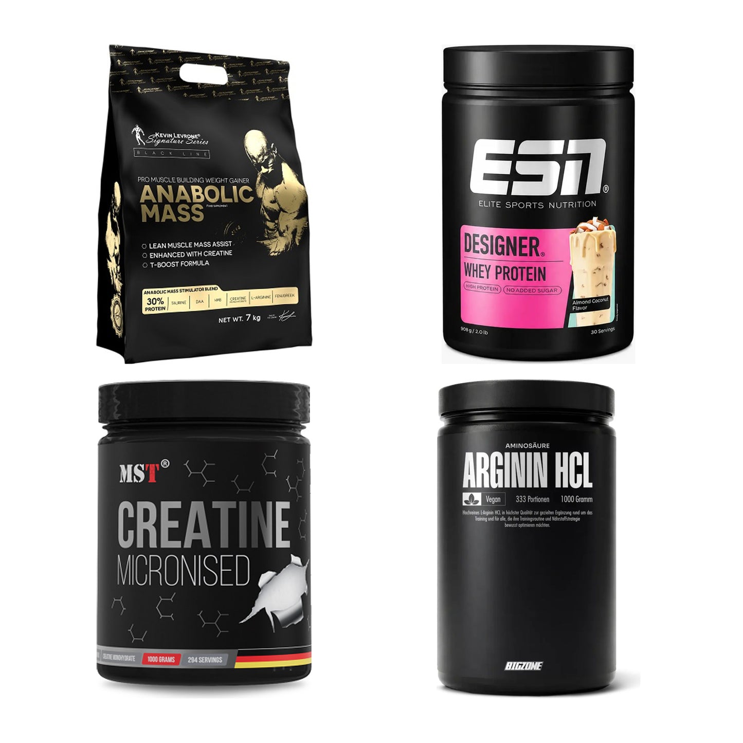 Masseaufbau für Fortgeschrittene: Kevin Levrone Anabolic + 3 weitere – alle enthaltenen Artikel