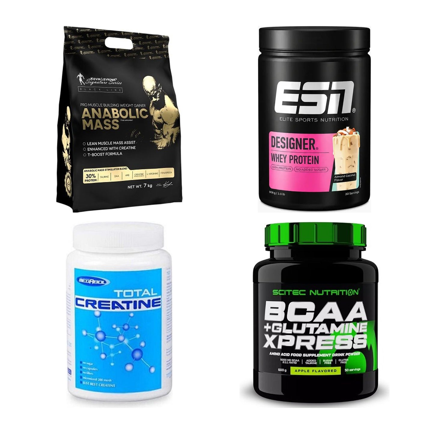 Masseaufbau für Fortgeschrittene: Kevin Levrone Anabolic + 3 weitere – alle enthaltenen Artikel