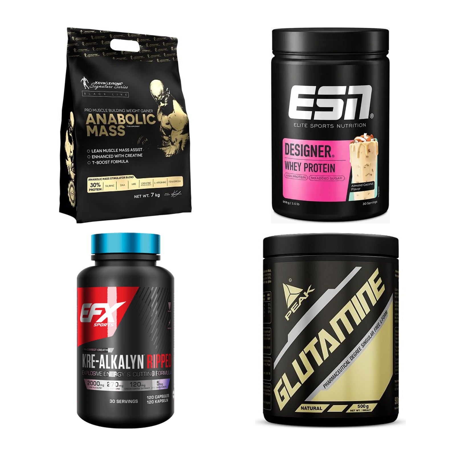 Masseaufbau für Fortgeschrittene: Kevin Levrone Anabolic + 3 weitere – alle enthaltenen Artikel