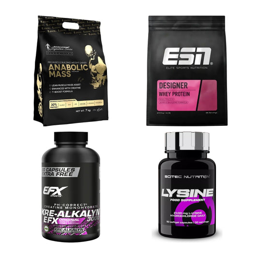 Masseaufbau für Fortgeschrittene: Kevin Levrone Anabolic + 3 weitere – alle enthaltenen Artikel