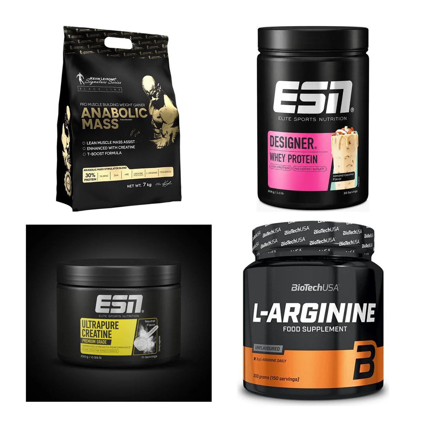 Masseaufbau für Fortgeschrittene: Kevin Levrone Anabolic + 3 weitere – alle enthaltenen Artikel
