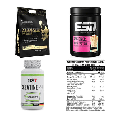Masseaufbau für Fortgeschrittene: Kevin Levrone Anabolic + 3 weitere – alle enthaltenen Artikel