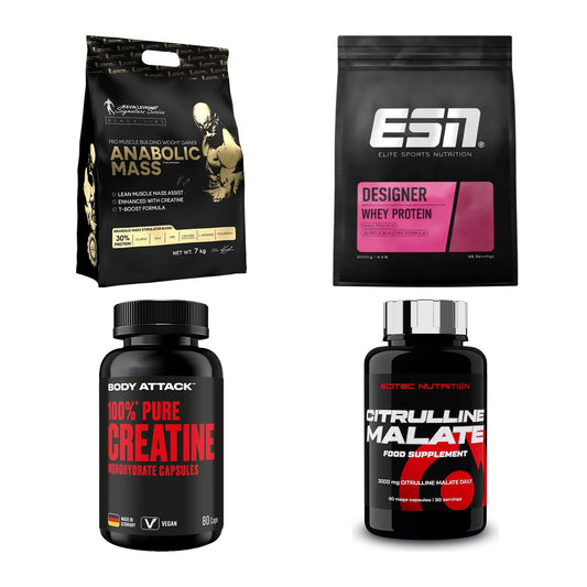 Masseaufbau für Fortgeschrittene: Kevin Levrone Anabolic + 3 weitere – alle enthaltenen Artikel