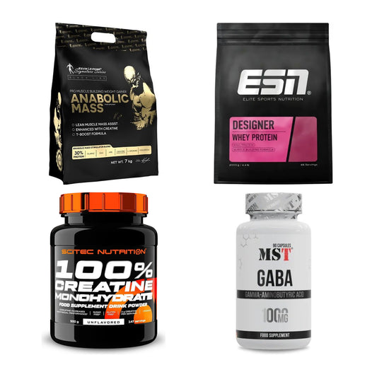 Masseaufbau für Fortgeschrittene: Kevin Levrone Anabolic + 3 weitere – alle enthaltenen Artikel