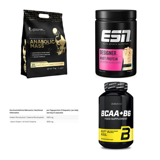Masseaufbau für Fortgeschrittene: Kevin Levrone Anabolic + 3 weitere – alle enthaltenen Artikel