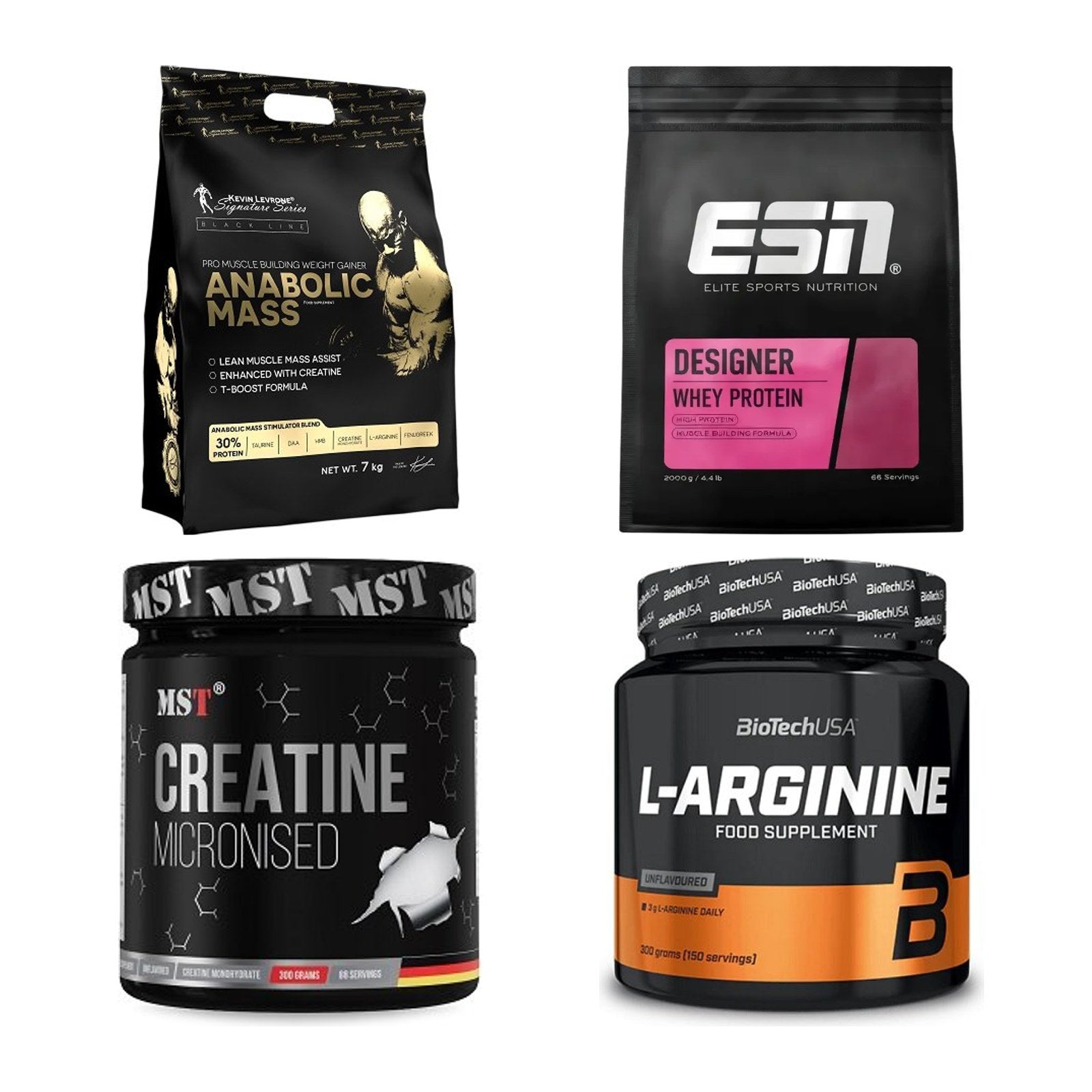Masseaufbau für Fortgeschrittene: Kevin Levrone Anabolic + 3 weitere – alle enthaltenen Artikel