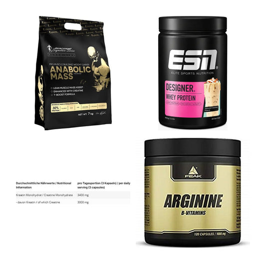 Masseaufbau für Fortgeschrittene: Kevin Levrone Anabolic + 3 weitere – alle enthaltenen Artikel