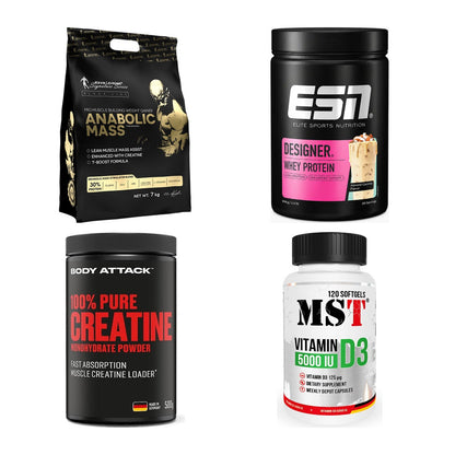 Masseaufbau für Fortgeschrittene: Kevin Levrone Anabolic + 3 weitere – alle enthaltenen Artikel