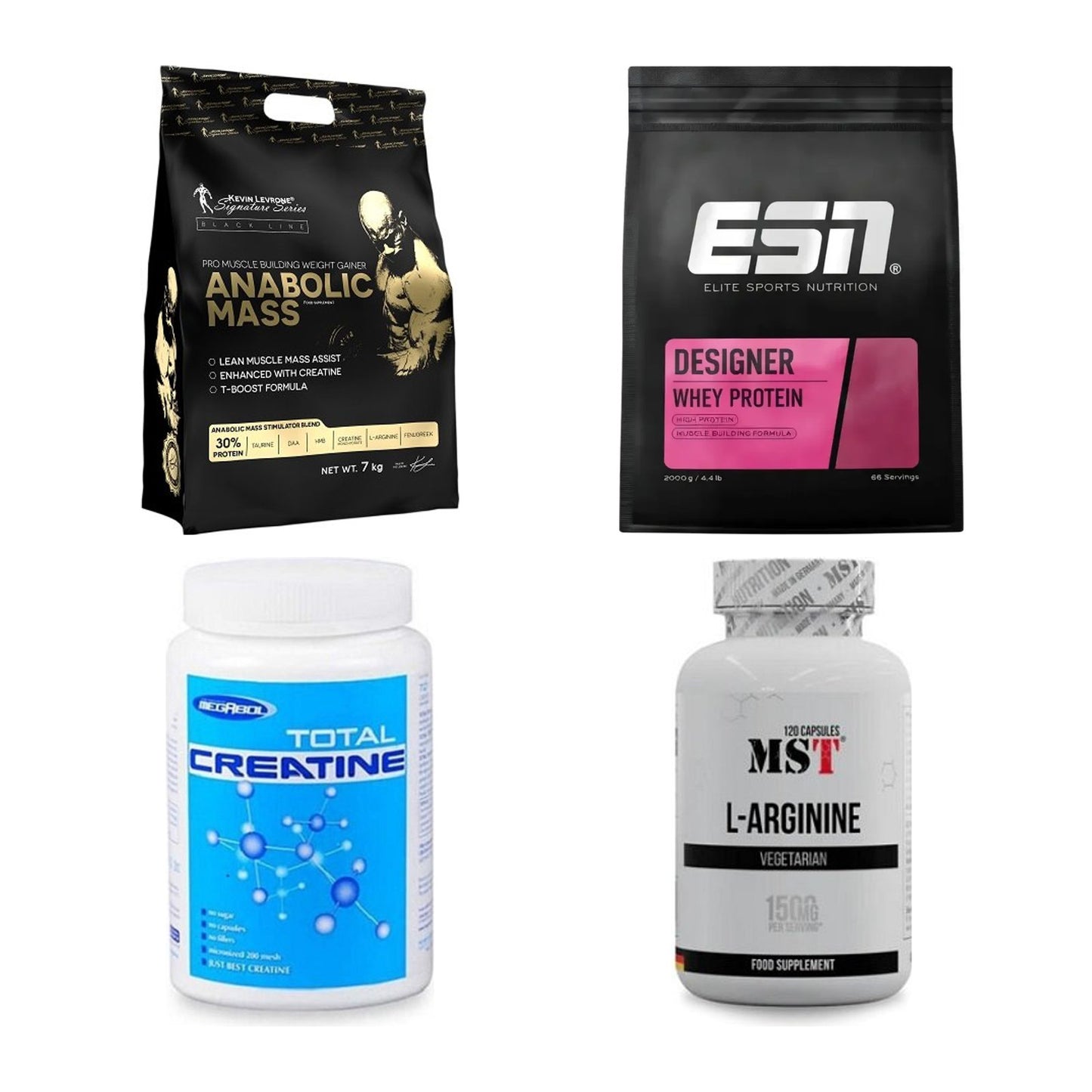 Masseaufbau für Fortgeschrittene: Kevin Levrone Anabolic + 3 weitere – alle enthaltenen Artikel