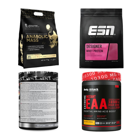 Masseaufbau für Fortgeschrittene: Kevin Levrone Anabolic + 3 weitere – alle enthaltenen Artikel