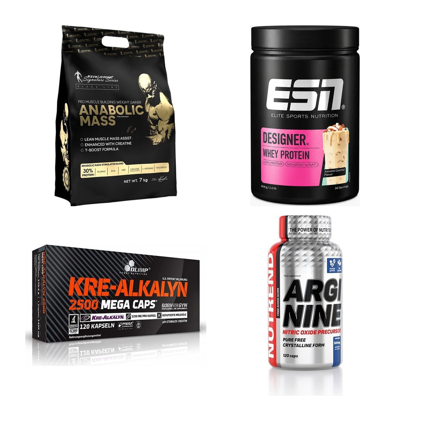 Masseaufbau für Fortgeschrittene: Kevin Levrone Anabolic + 3 weitere – alle enthaltenen Artikel