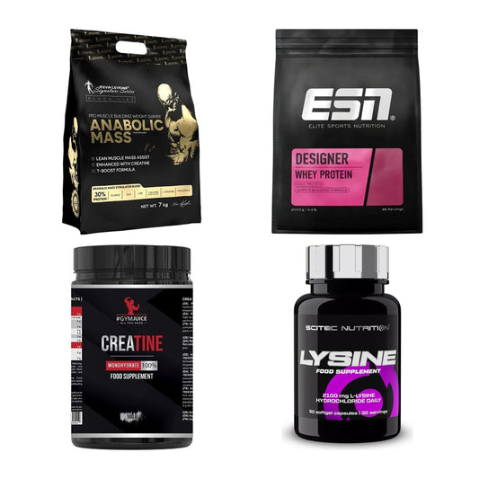 Masseaufbau für Fortgeschrittene: Kevin Levrone Anabolic + 3 weitere – alle enthaltenen Artikel