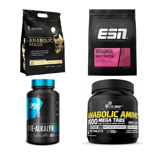 Masseaufbau für Fortgeschrittene: Kevin Levrone Anabolic + 3 weitere – alle enthaltenen Artikel