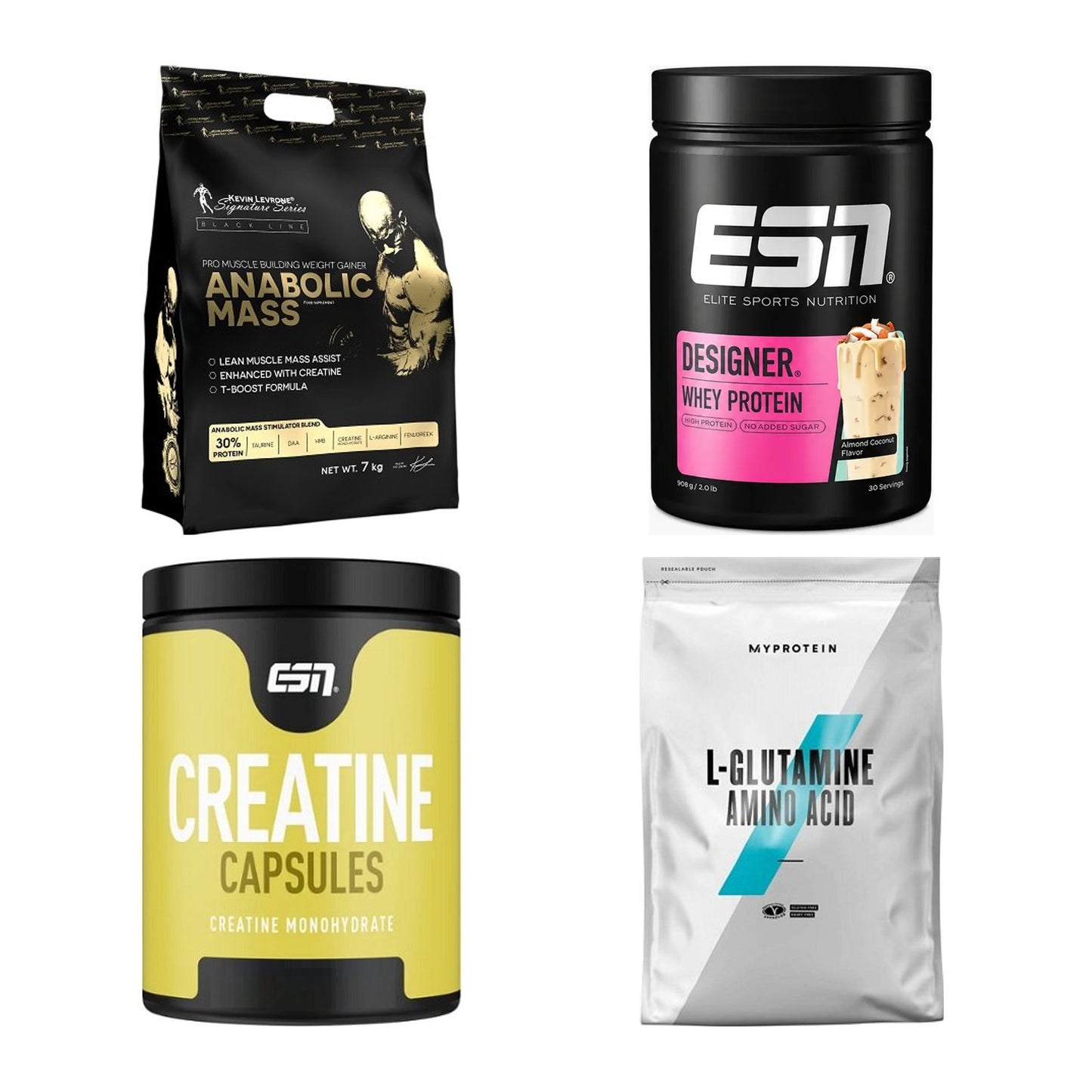 Masseaufbau für Fortgeschrittene: Kevin Levrone Anabolic + 3 weitere – alle enthaltenen Artikel