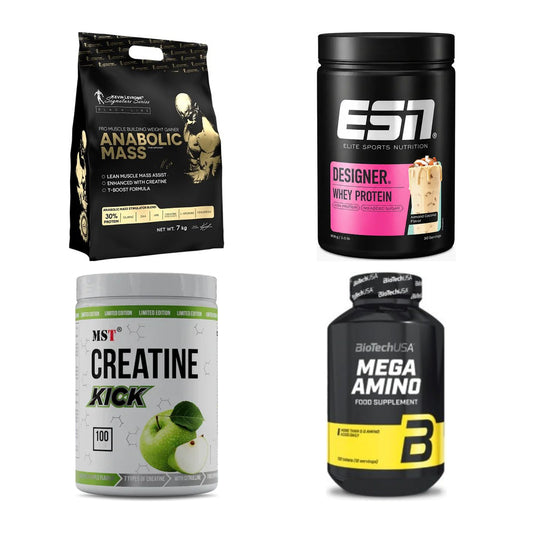 Masseaufbau für Fortgeschrittene: Kevin Levrone Anabolic + 3 weitere – alle enthaltenen Artikel