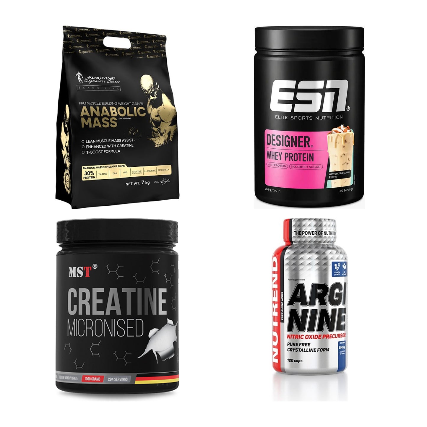 Masseaufbau für Fortgeschrittene: Kevin Levrone Anabolic + 3 weitere – alle enthaltenen Artikel