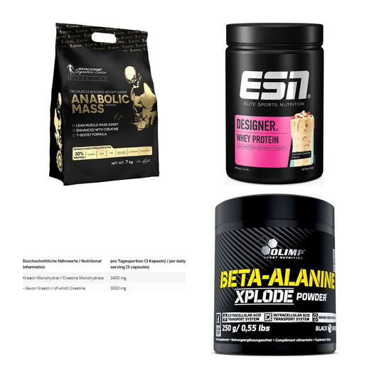 Masseaufbau für Fortgeschrittene: Kevin Levrone Anabolic + 3 weitere – alle enthaltenen Artikel