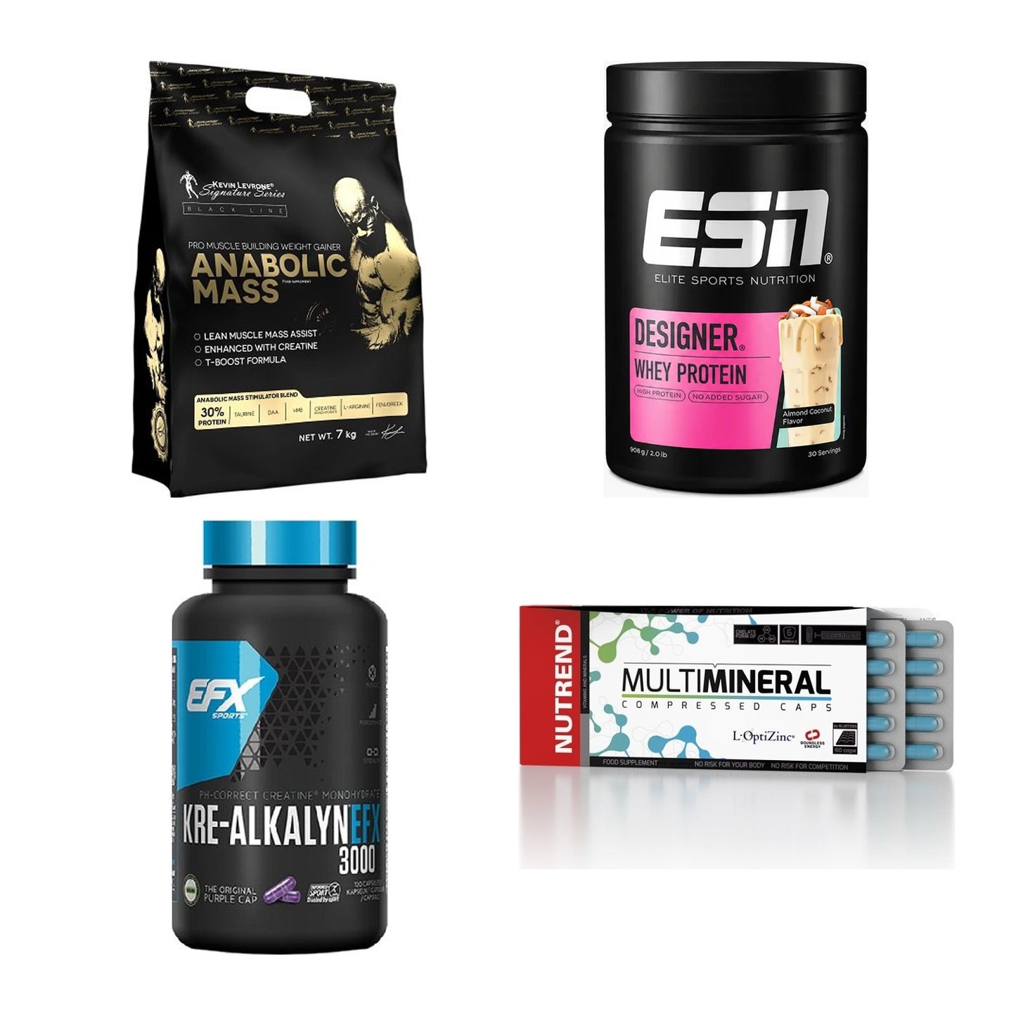 Masseaufbau für Fortgeschrittene: Kevin Levrone Anabolic + 3 weitere – alle enthaltenen Artikel