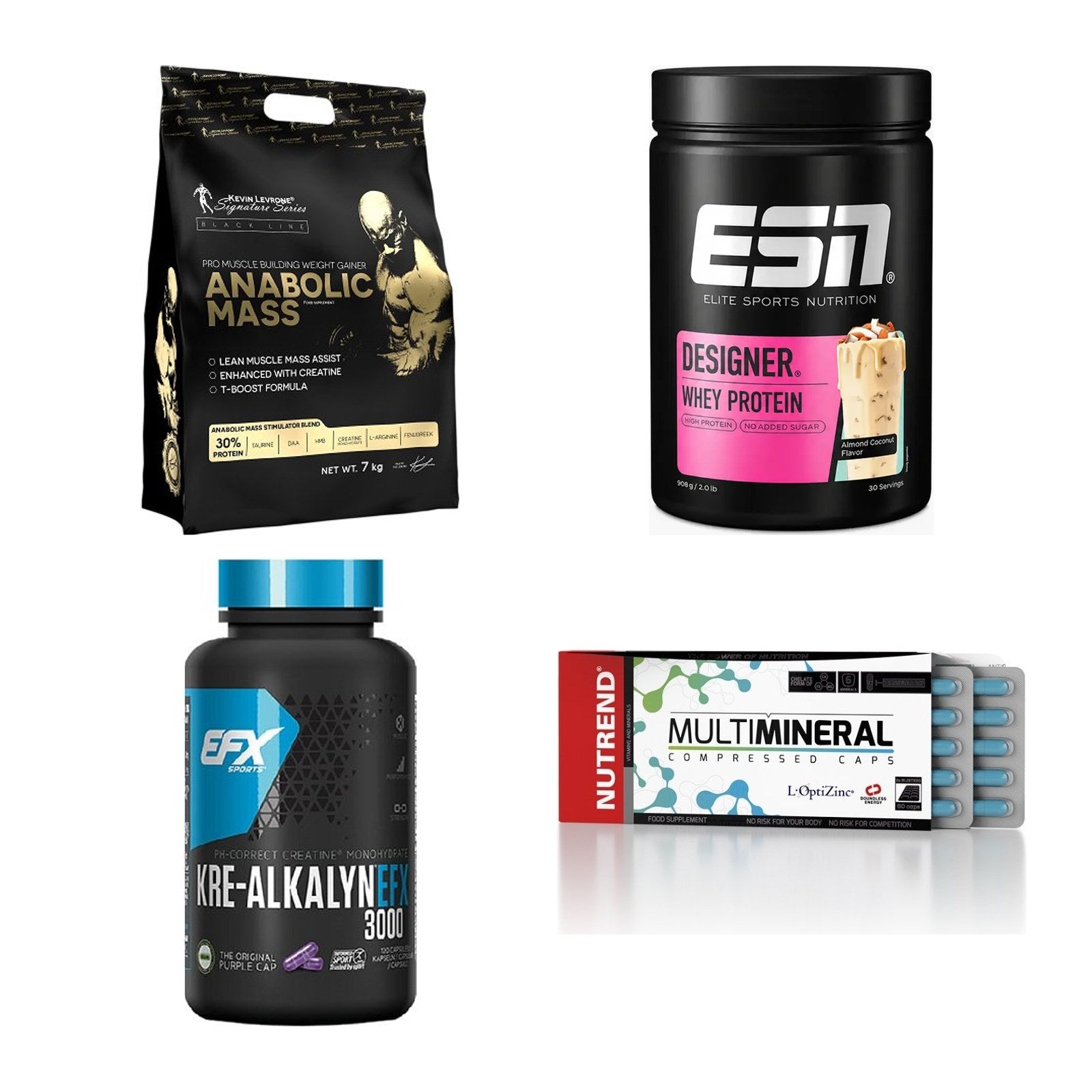 Masseaufbau für Fortgeschrittene: Kevin Levrone Anabolic + 3 weitere – alle enthaltenen Artikel