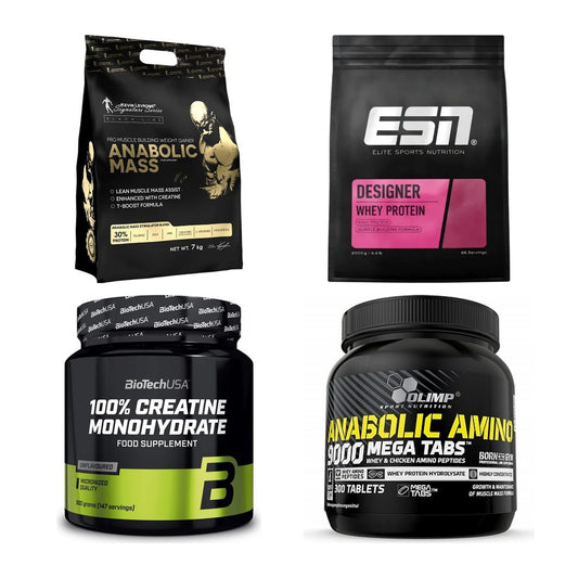 Masseaufbau für Fortgeschrittene: Kevin Levrone Anabolic + 3 weitere – alle enthaltenen Artikel