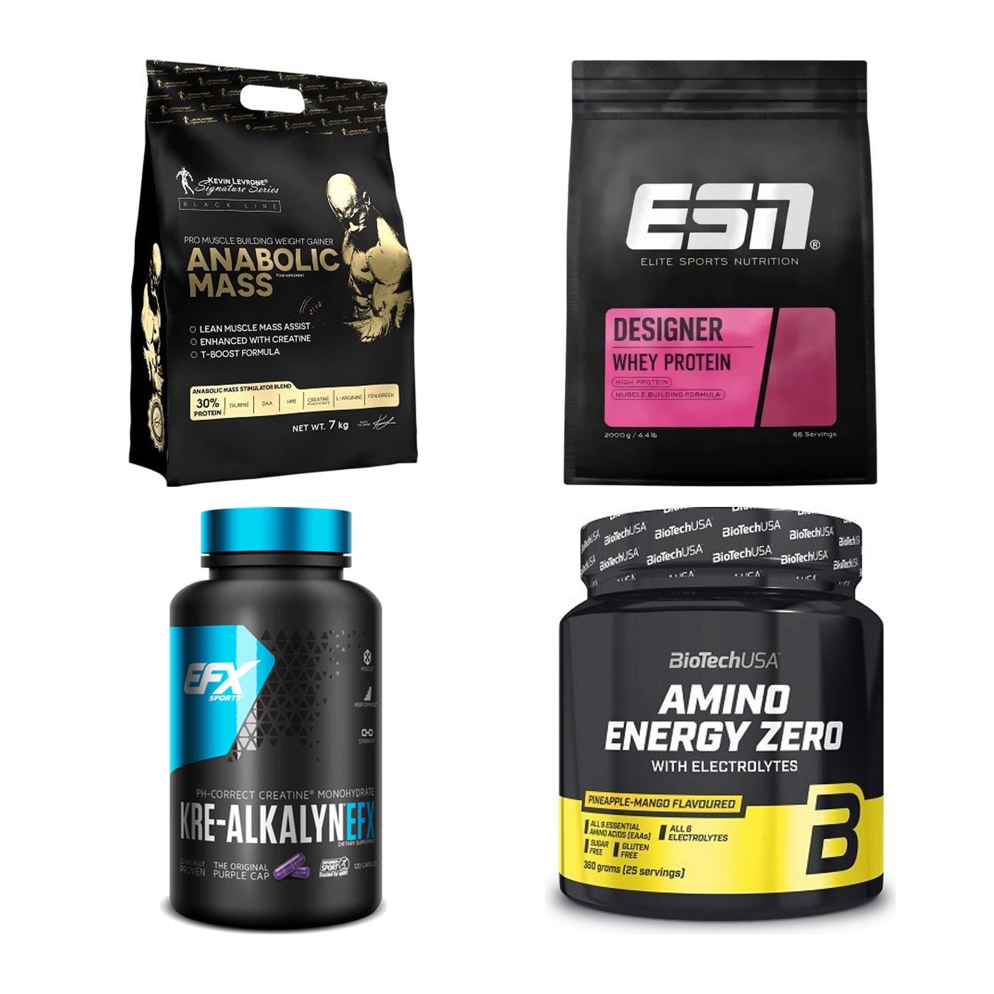 Masseaufbau für Fortgeschrittene: Kevin Levrone Anabolic + 3 weitere – alle enthaltenen Artikel