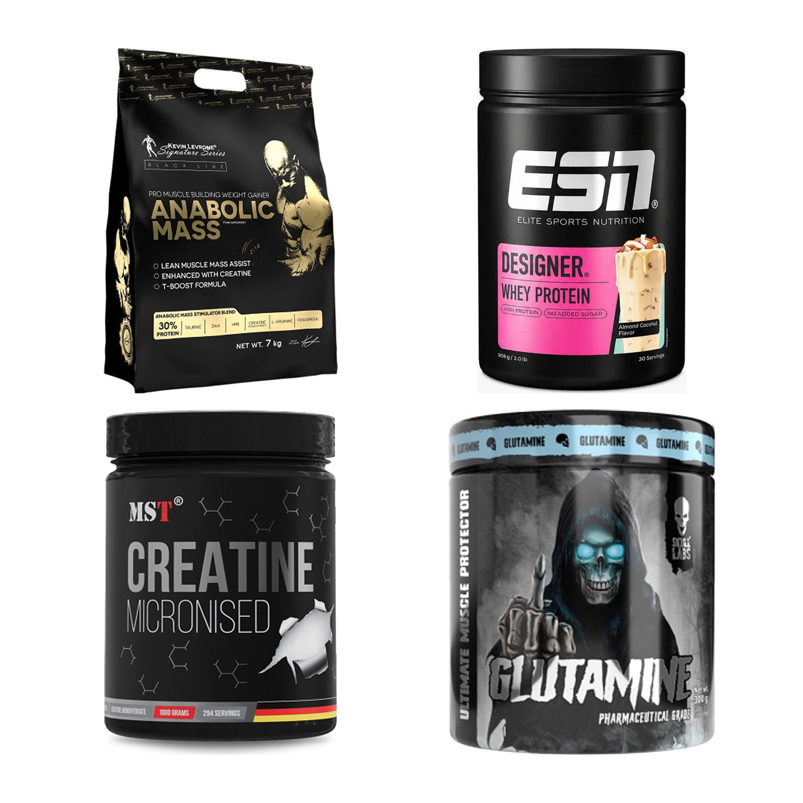 Masseaufbau für Fortgeschrittene: Kevin Levrone Anabolic + 3 weitere – alle enthaltenen Artikel