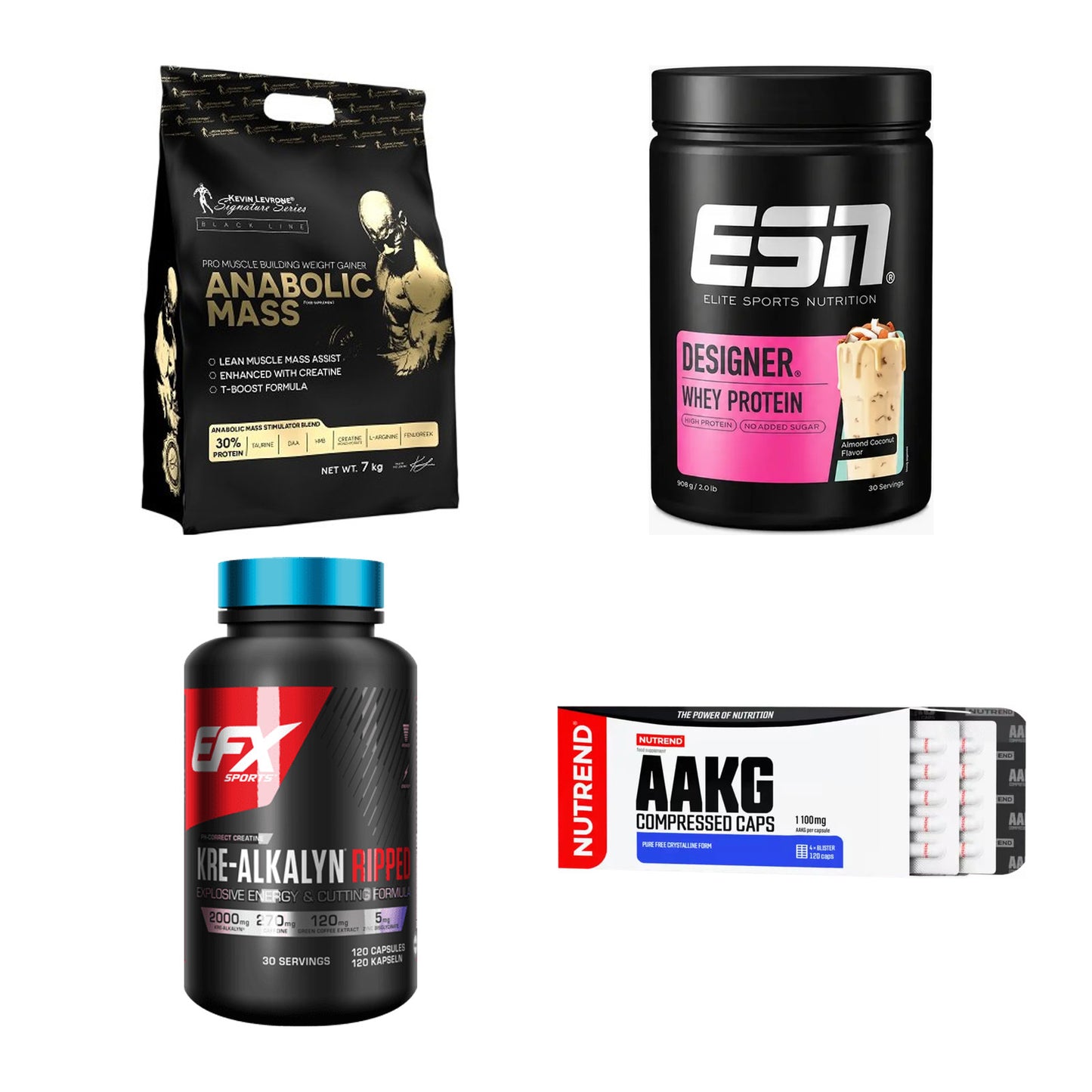 Masseaufbau für Fortgeschrittene: Kevin Levrone Anabolic + 3 weitere – alle enthaltenen Artikel