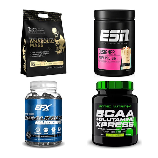 Masseaufbau für Fortgeschrittene: Kevin Levrone Anabolic + 3 weitere – alle enthaltenen Artikel