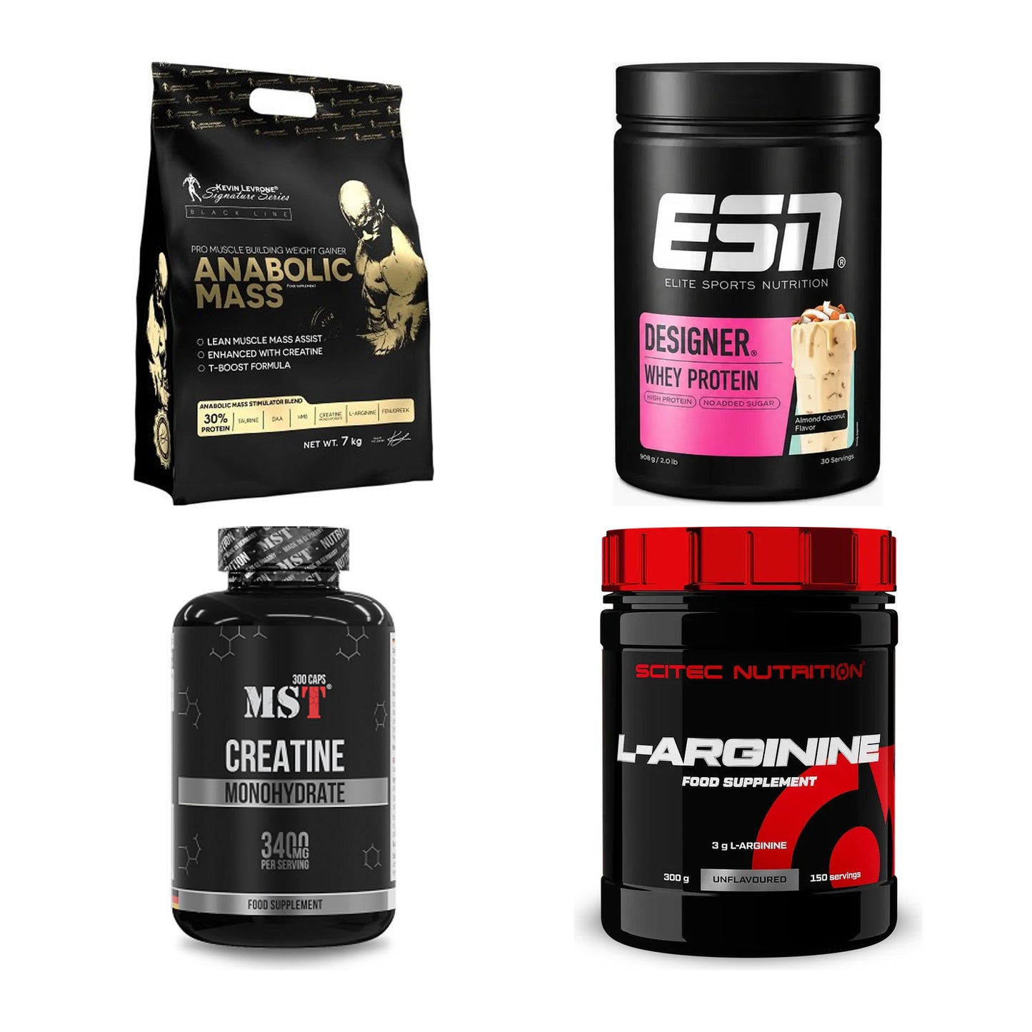 Masseaufbau für Fortgeschrittene: Kevin Levrone Anabolic + 3 weitere – alle enthaltenen Artikel