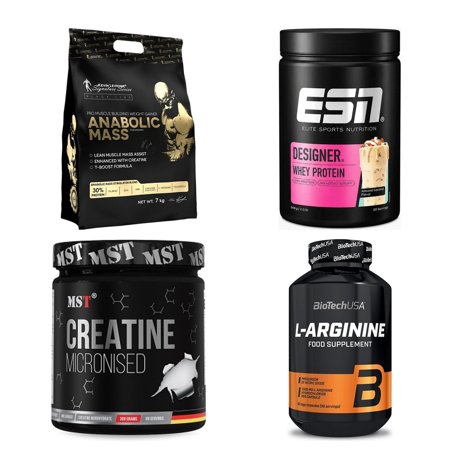 Masseaufbau für Fortgeschrittene: Kevin Levrone Anabolic + 3 weitere – alle enthaltenen Artikel