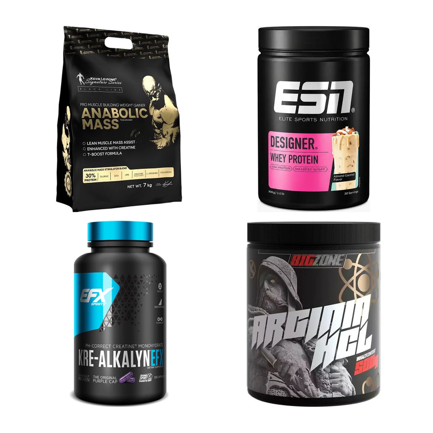 Masseaufbau für Fortgeschrittene: Kevin Levrone Anabolic + 3 weitere – alle enthaltenen Artikel