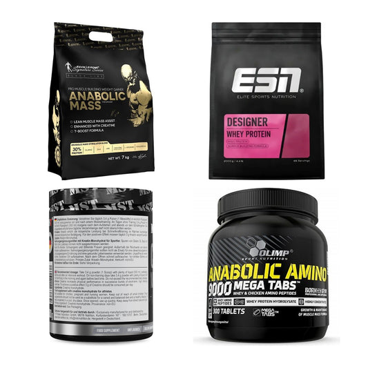Masseaufbau für Fortgeschrittene: Kevin Levrone Anabolic + 3 weitere – alle enthaltenen Artikel
