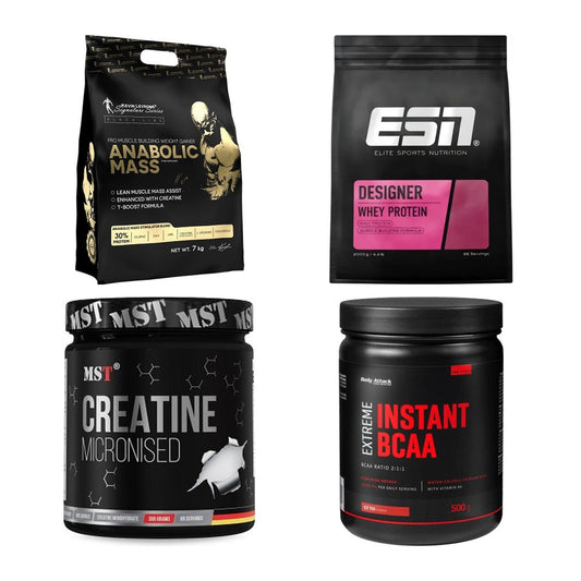 Masseaufbau für Fortgeschrittene: Kevin Levrone Anabolic + 3 weitere – alle enthaltenen Artikel