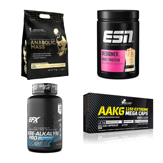 Masseaufbau für Fortgeschrittene: Kevin Levrone Anabolic + 3 weitere – alle enthaltenen Artikel