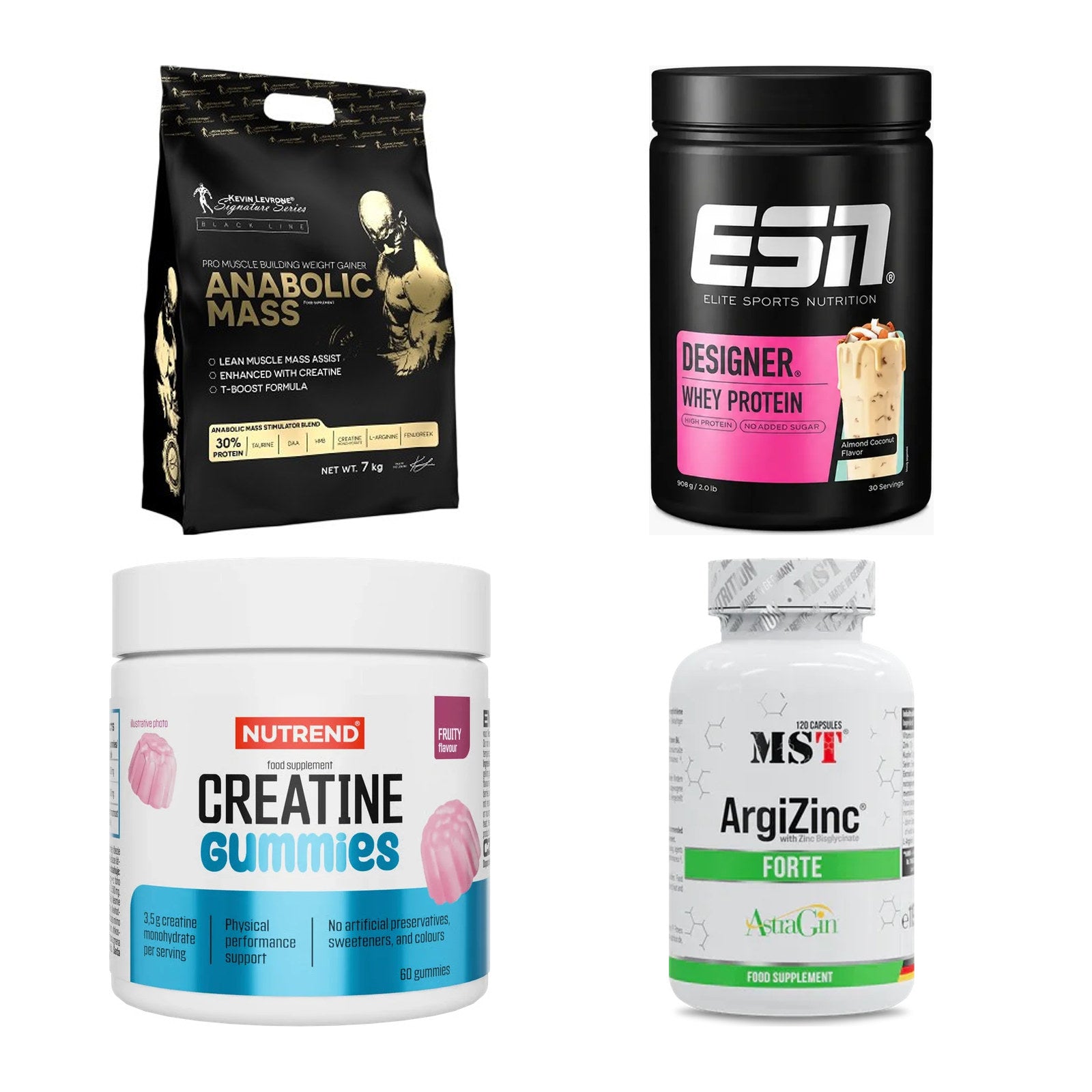 Masseaufbau für Fortgeschrittene: Kevin Levrone Anabolic + 3 weitere – alle enthaltenen Artikel